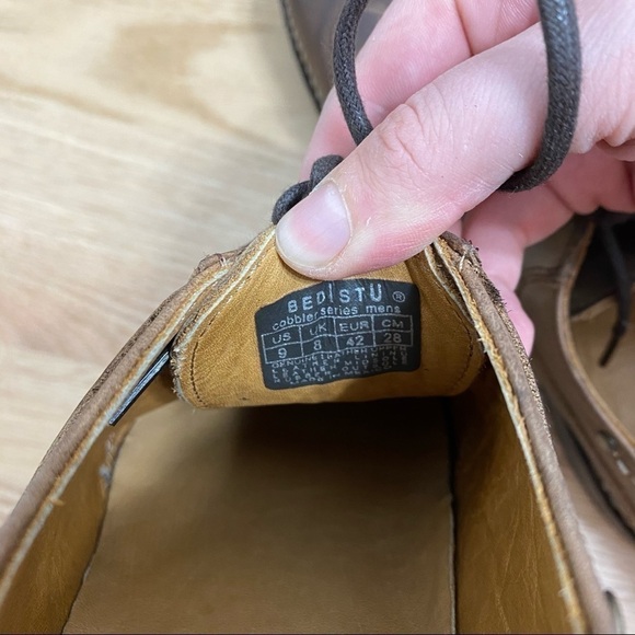Bed Stu Brown Ponteggio Oxfords Sz 9 Leather Men’s main image 10